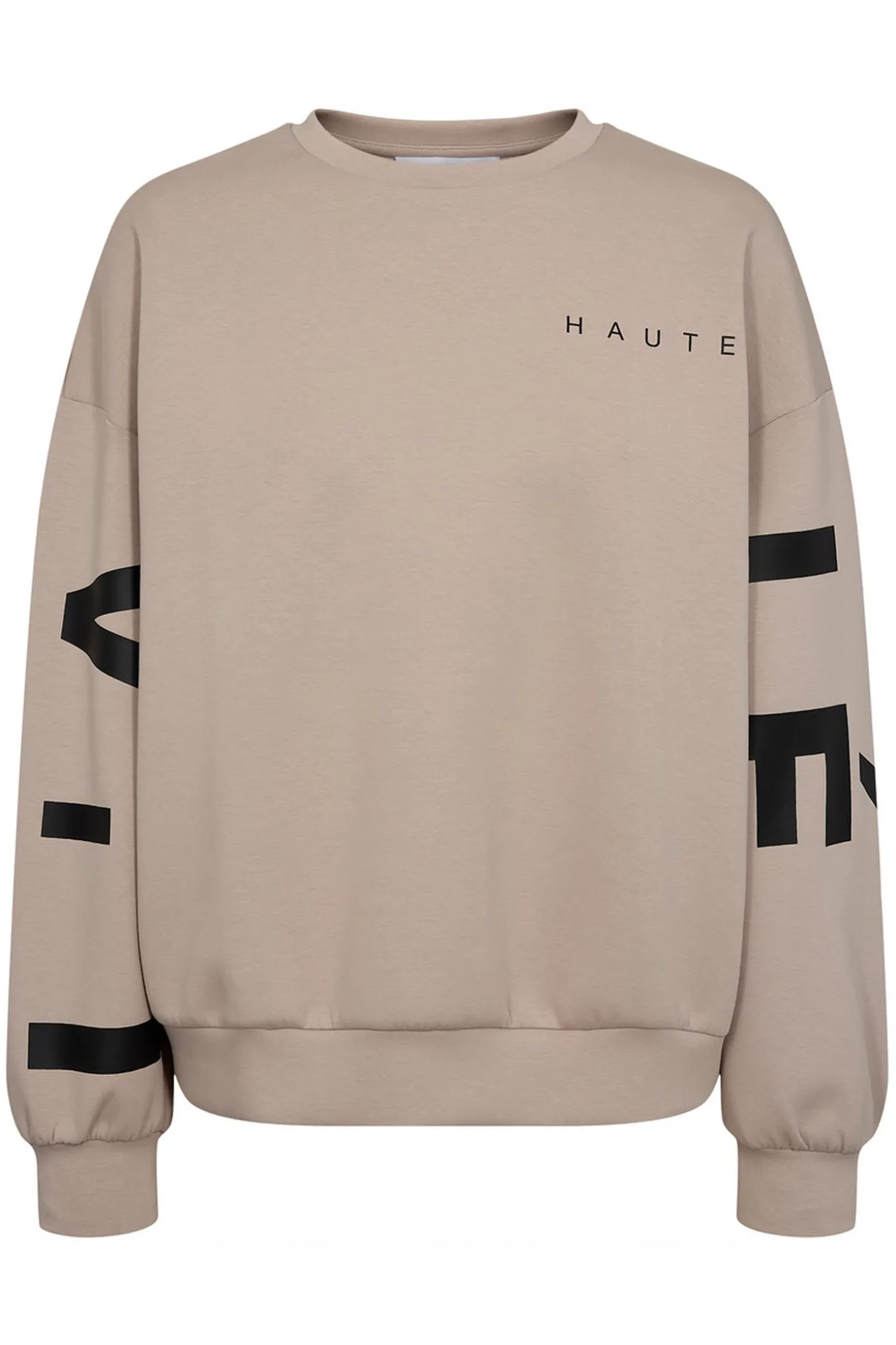 Maxi Split Logo Sweat Beige HL10413