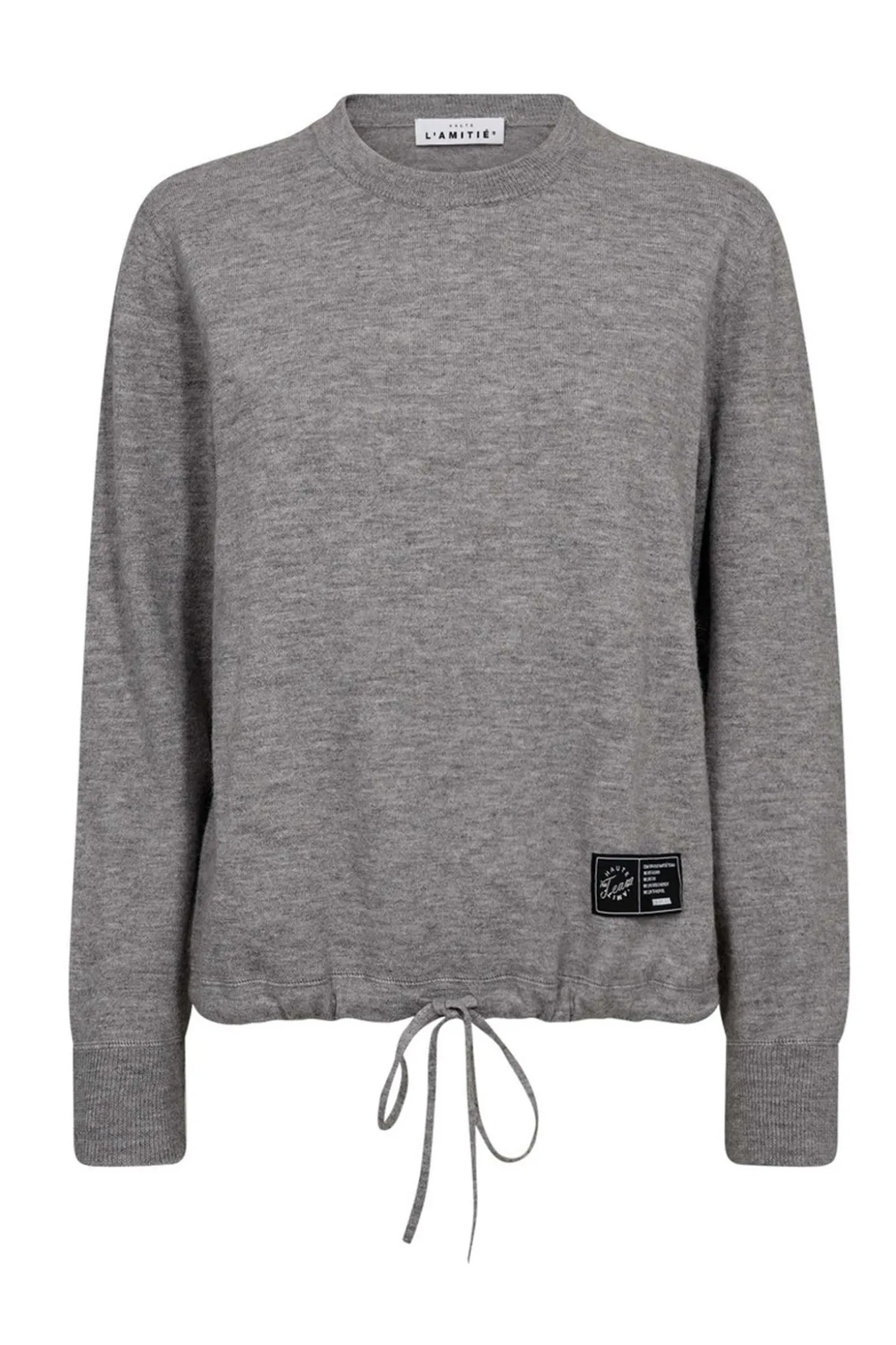 Mine Sweat Knit Grey Melangé HL10166