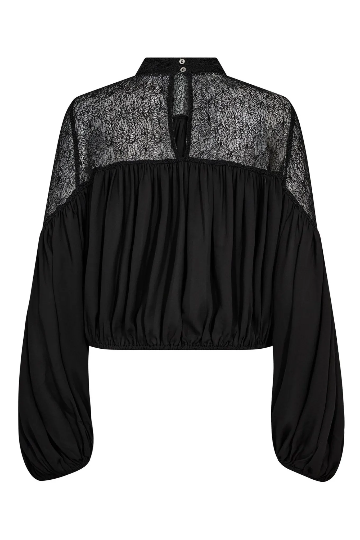 MingoCC Mix Lace Blouse 96Black 35986