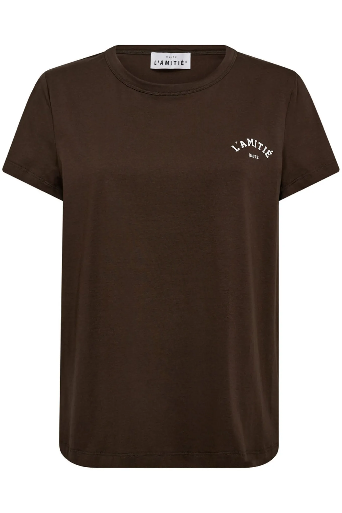 Mini Curve Logo Tee Mocca HL10097