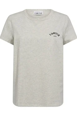 Mini Curve Logo Tee Pearl Melange HL10097