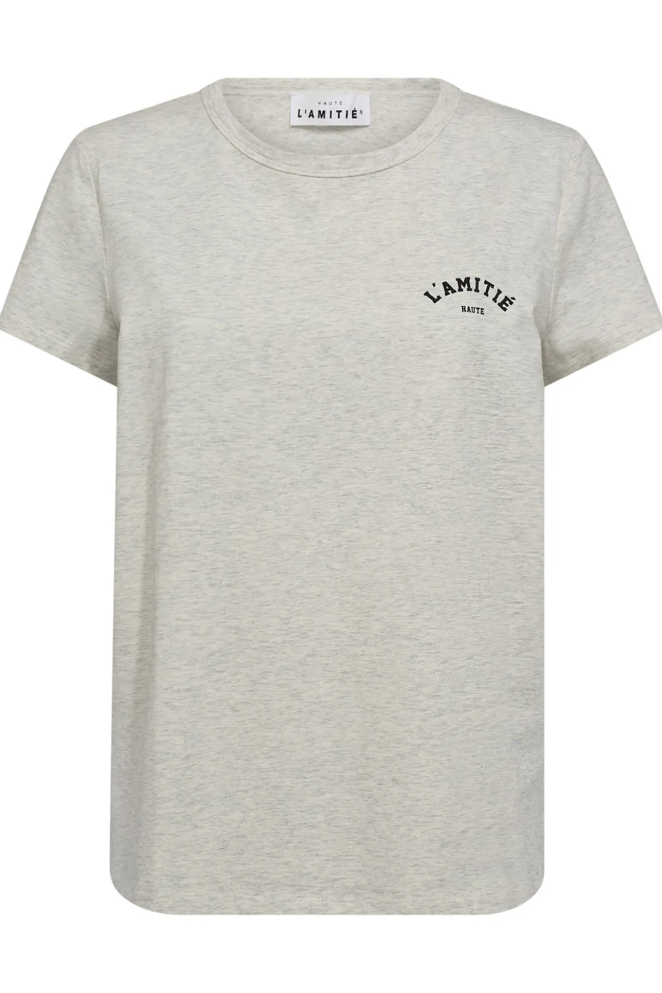 Mini Curve Logo Tee Pearl Melange HL10097
