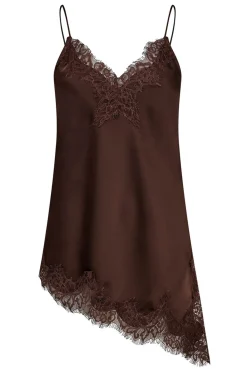 Naomi Asym Lingerie Top Mocca HL10545