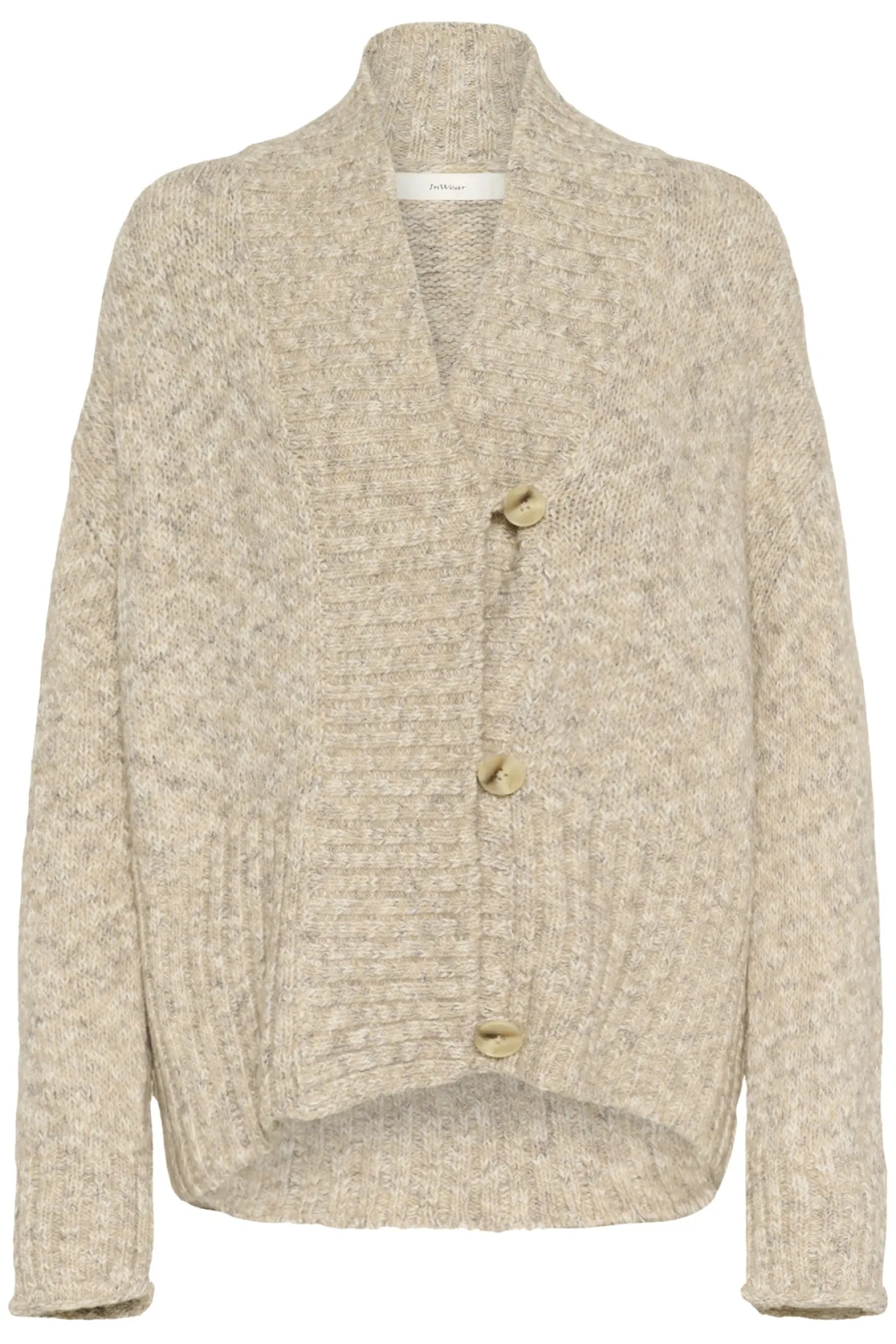 NELLYIW CARDIGAN Haze Melange 1304031 30112048
