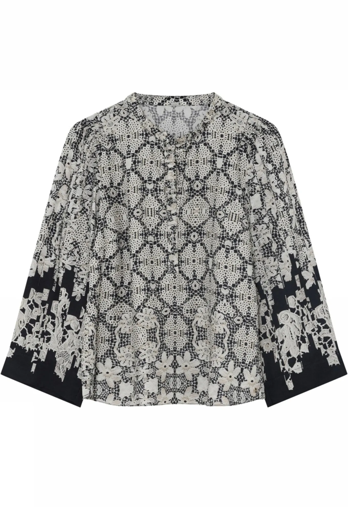 Neomi, blouse 81620Black/Sand 56636/7353
