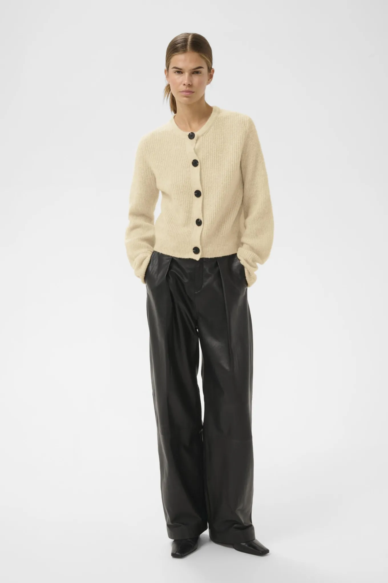 NIASIW CARDIGAN Ecru 300597 30112297