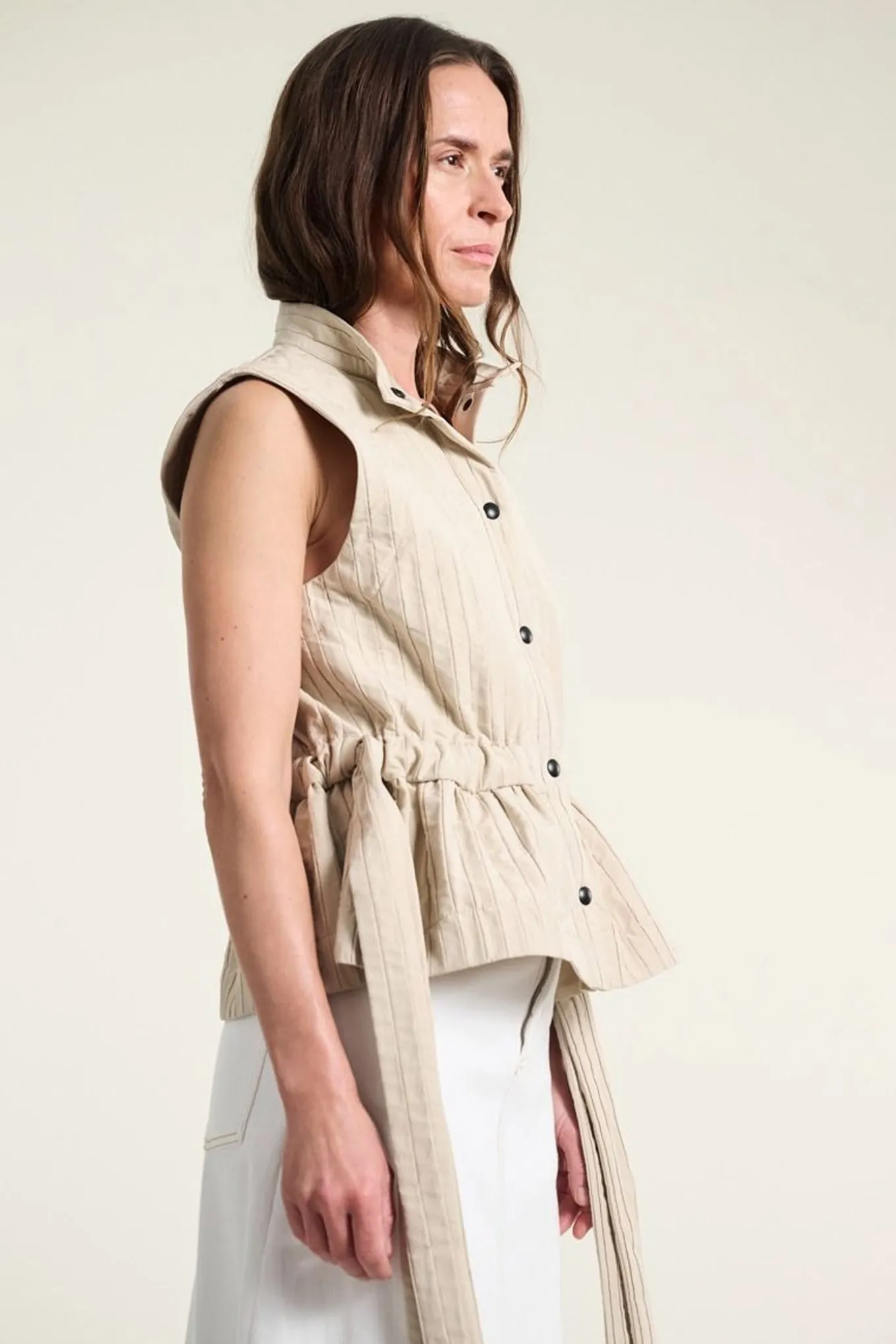 Nijuso Ærmeløs top IVORY 26124605581