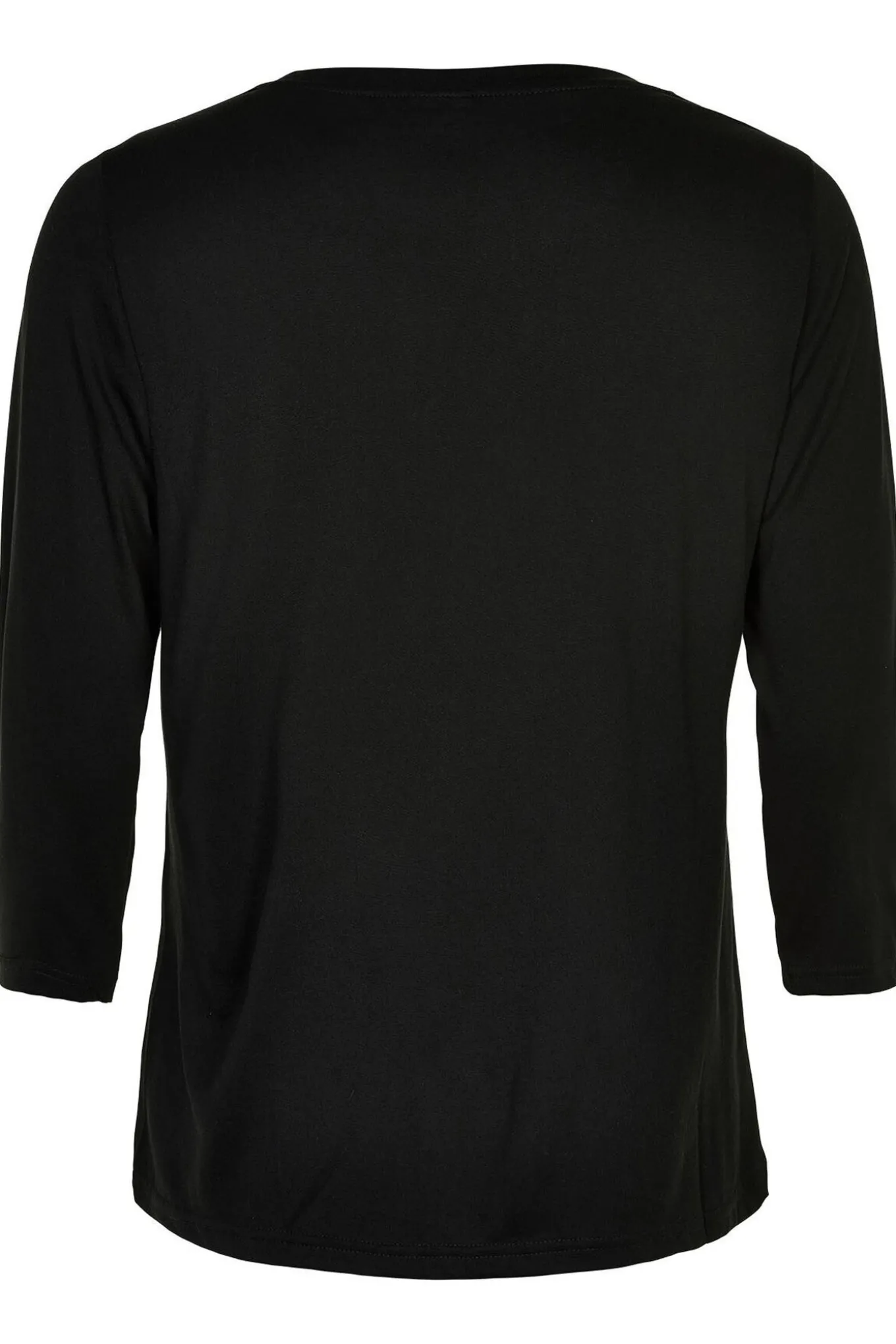 Nina tshirt 3/4 sleeve SORT 14920