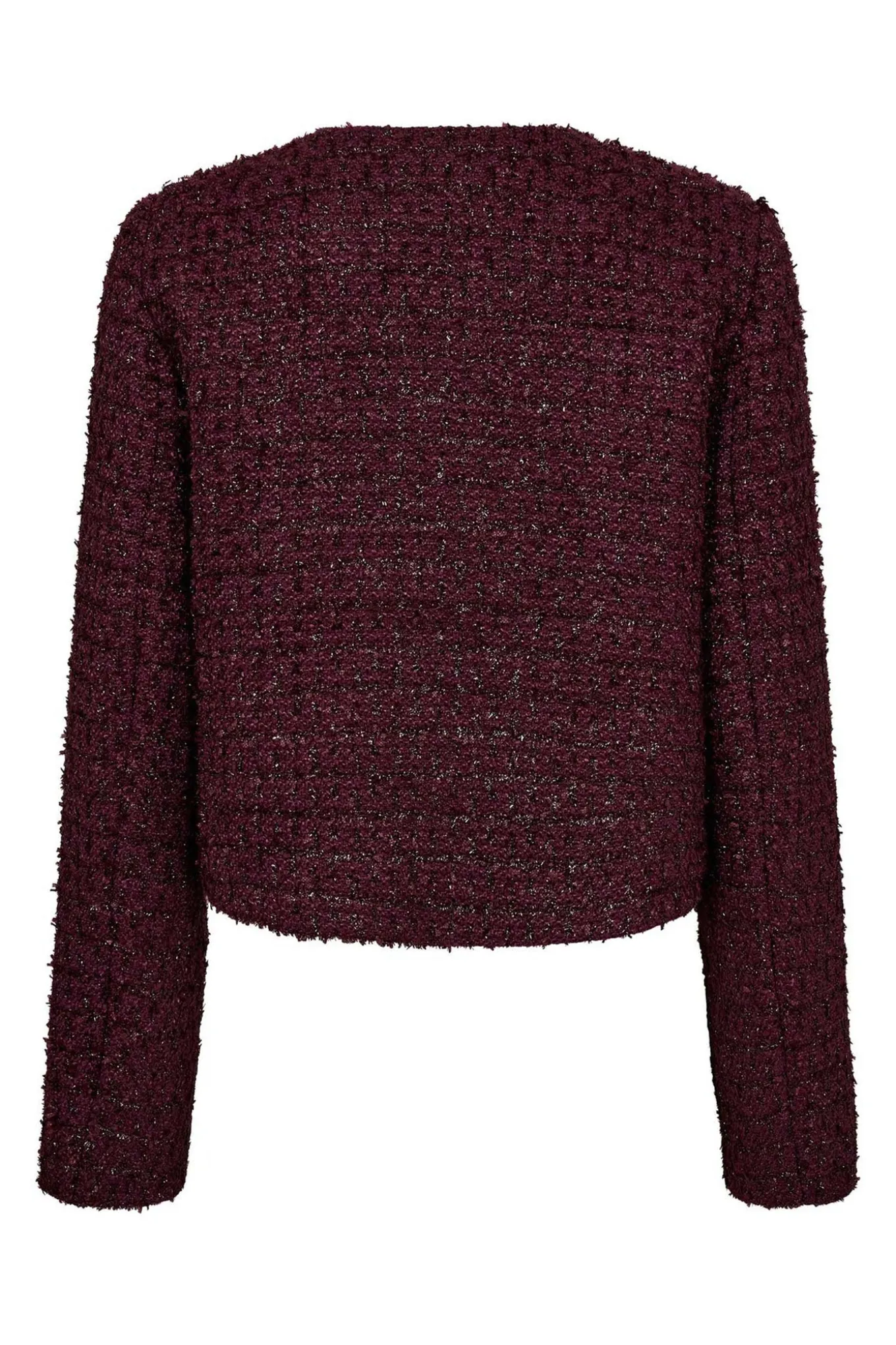 PeachCC Boucle Jacket 67Plum 30357