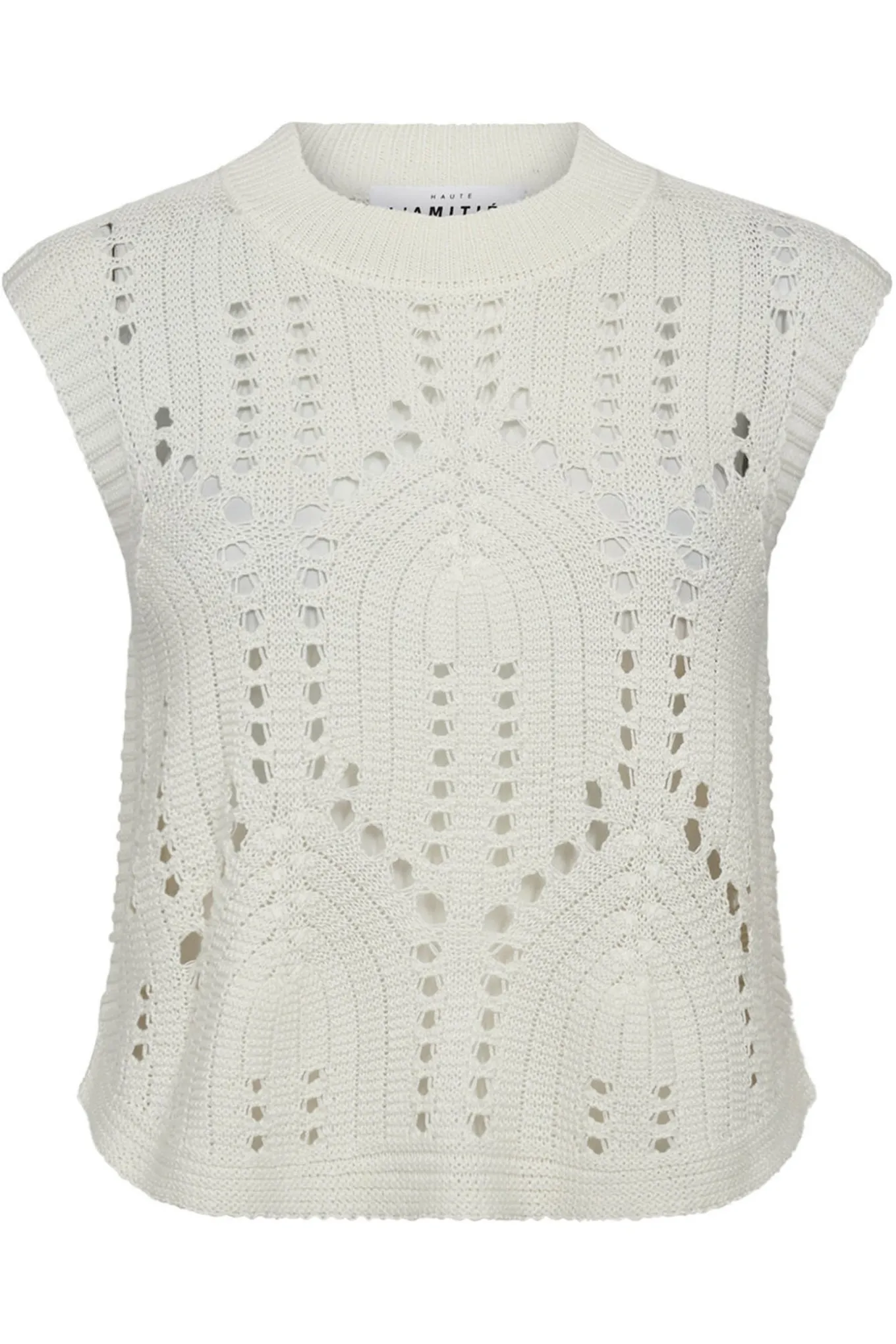 Point Knit Vest OffWhite HL10224