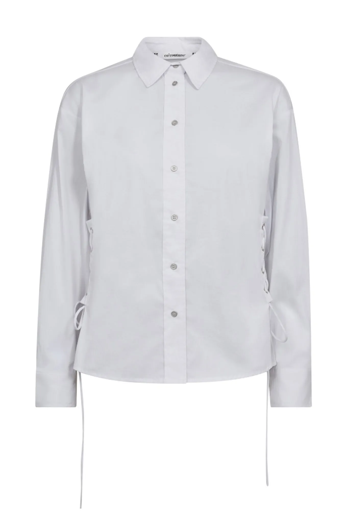 PoppyCC Eyelet Tie Shirt 4000White 35180