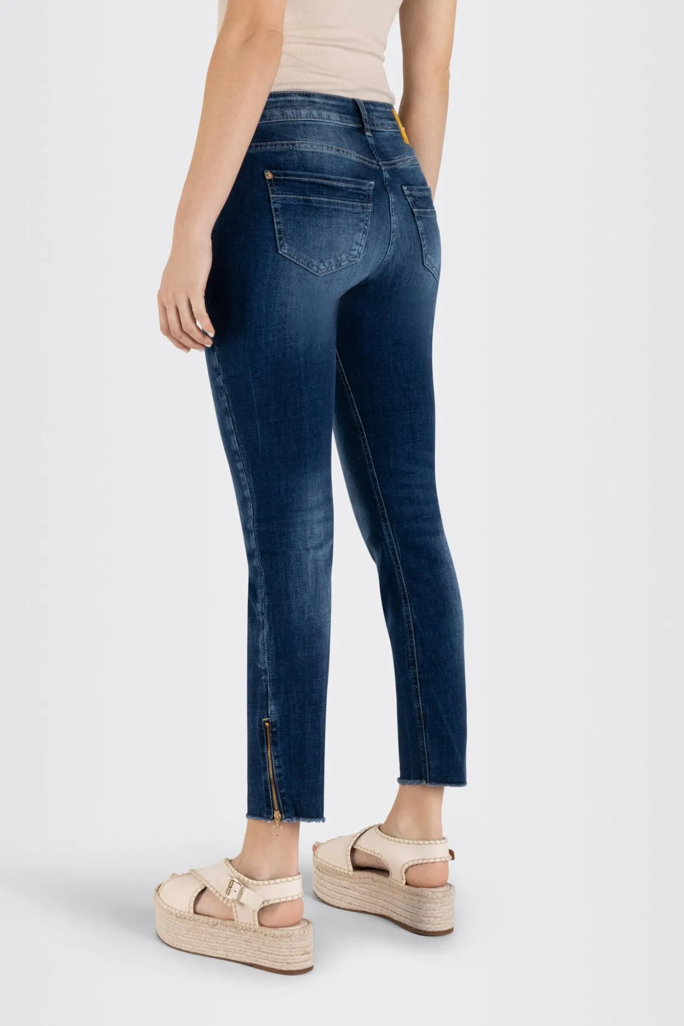RICH SLIM D671dark blue net wash 5755/90 0389L