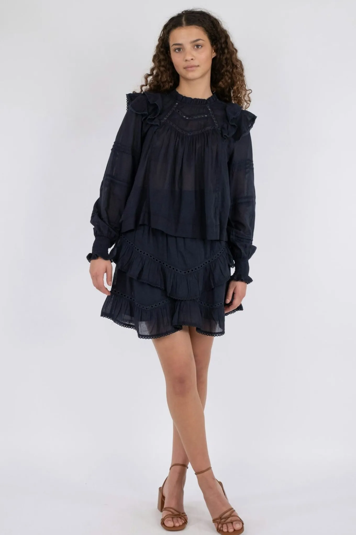 Ricki S Voile Navy 161844