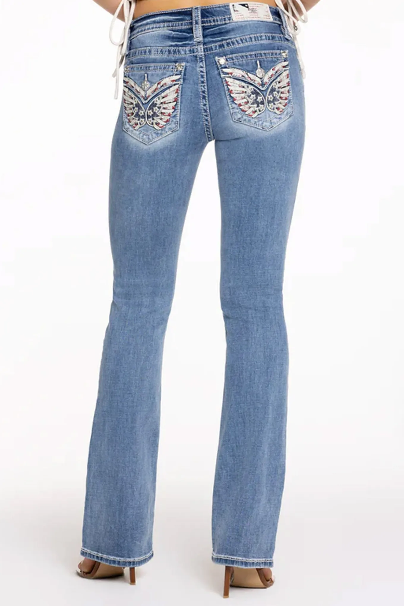Rise Boot Denim light blue M5082B
