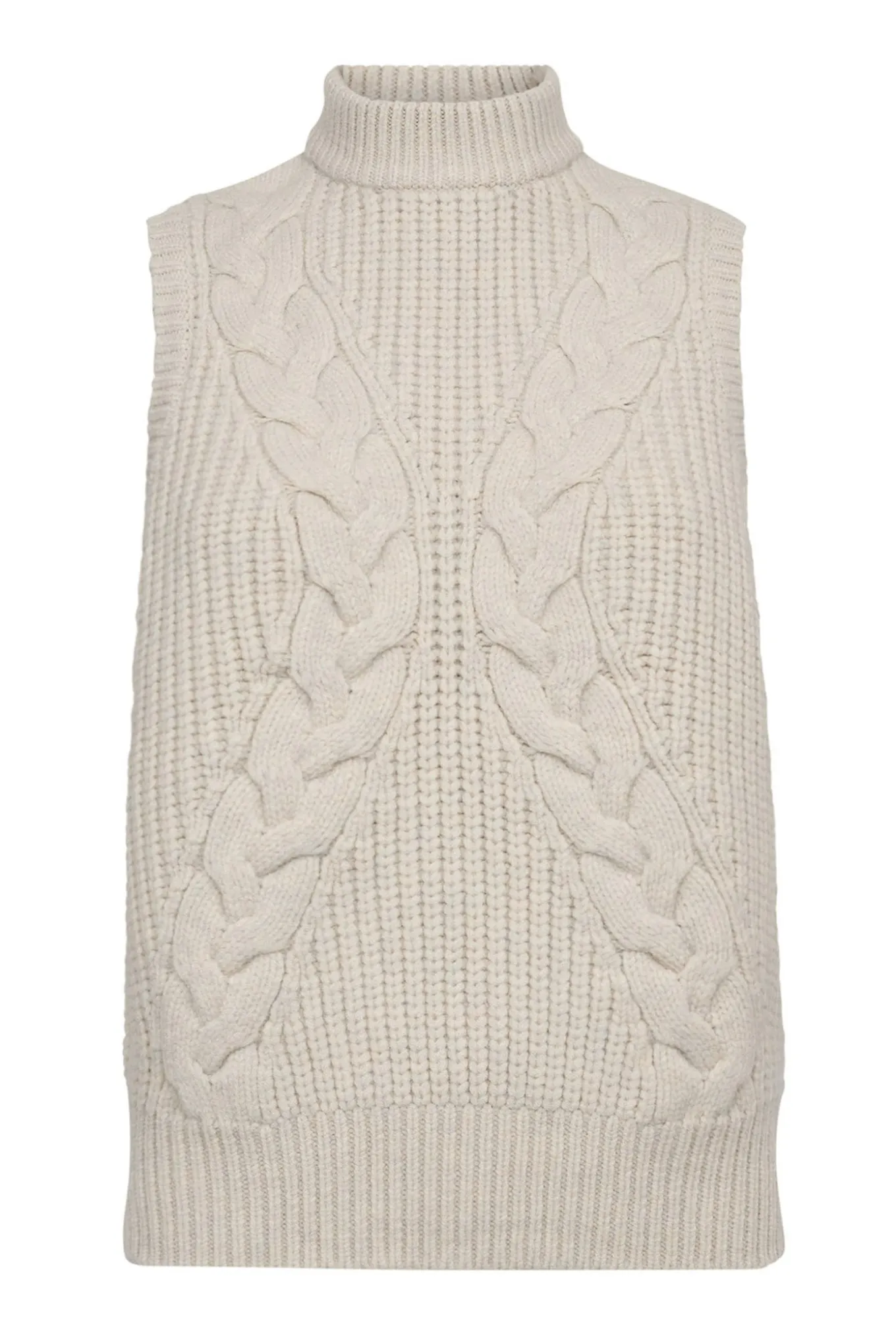 RowCC Cable Knit Top 4021Ivory 32242