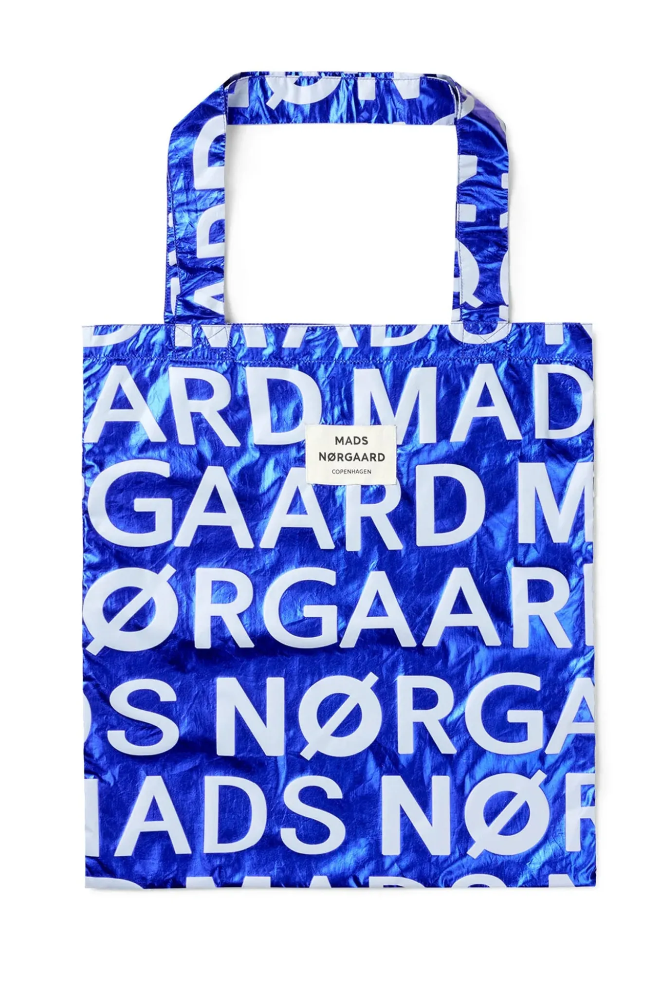 Sacky Metallic Atoma AOP Bag Blue 205226