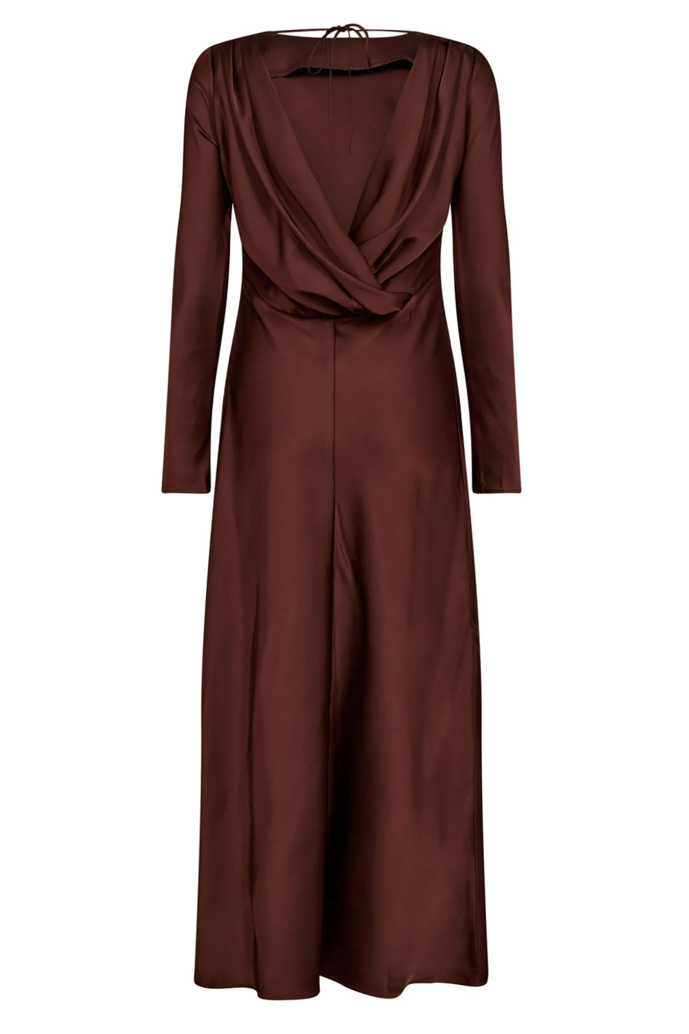 SafiraCC Waterfall Back Dress 145Dark Brown 36564