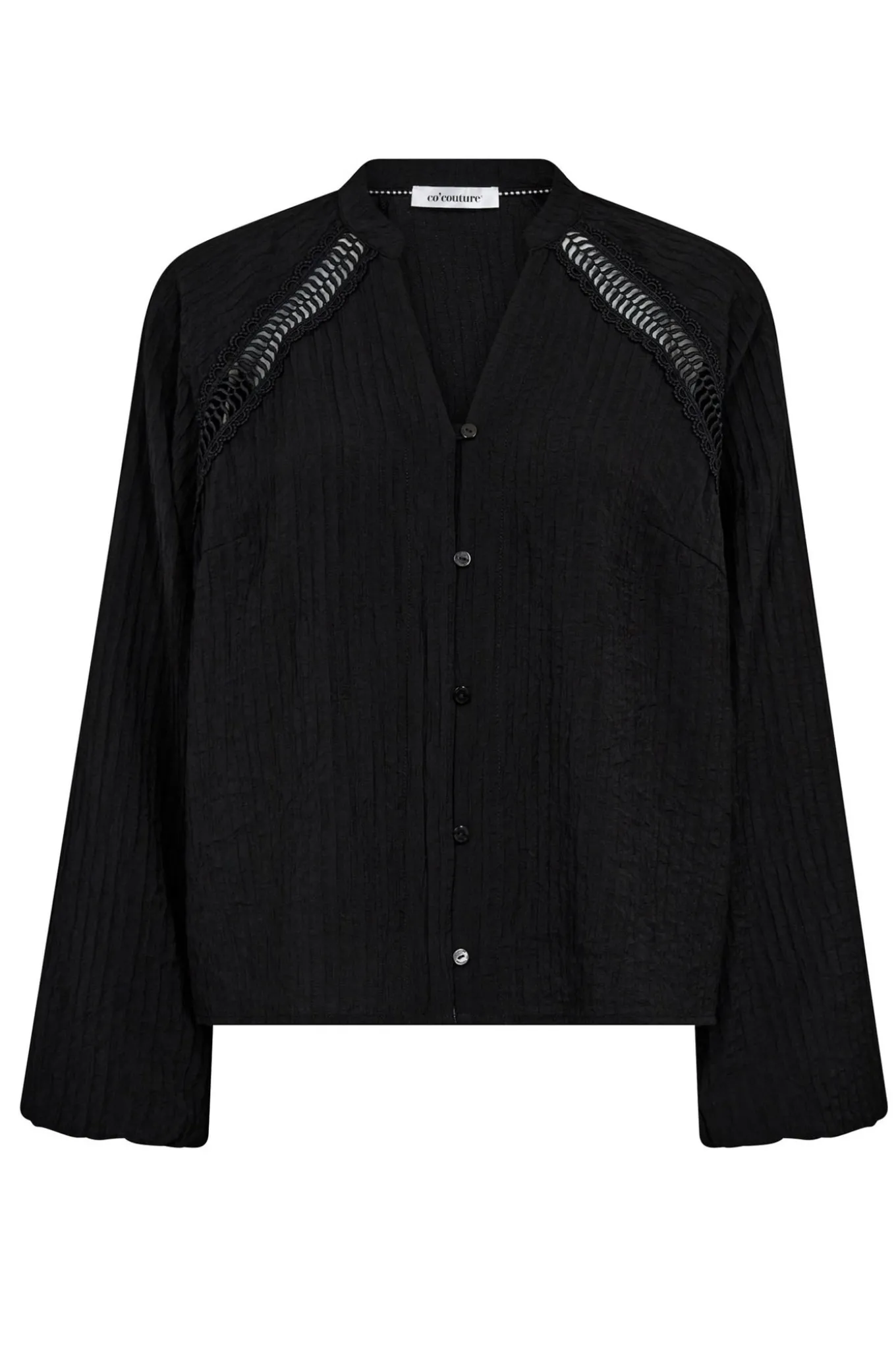 ShinaCC Lace VShirt 96Black 35923