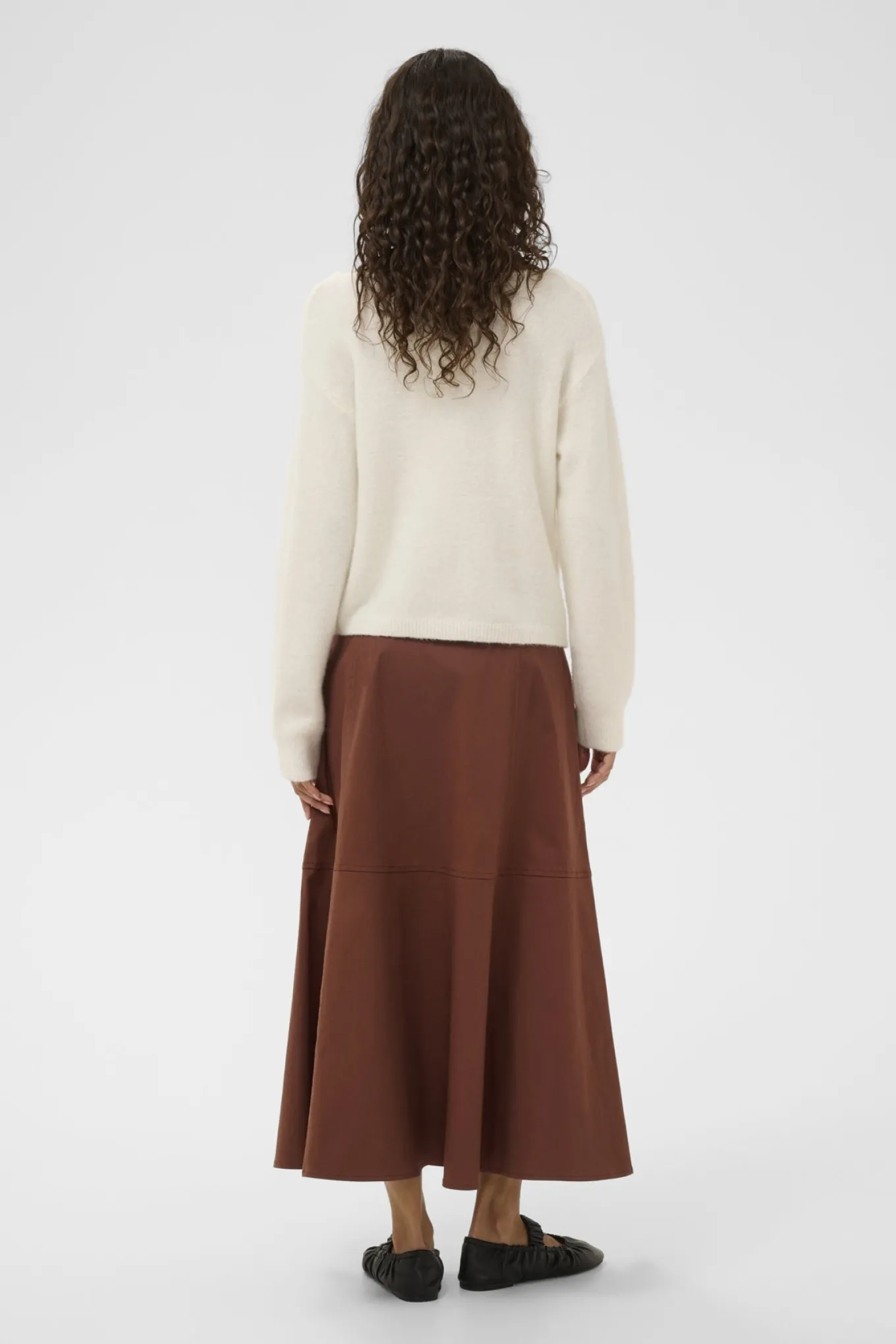 SLAnina VNeck Cardigan Broken White 111001 30408986