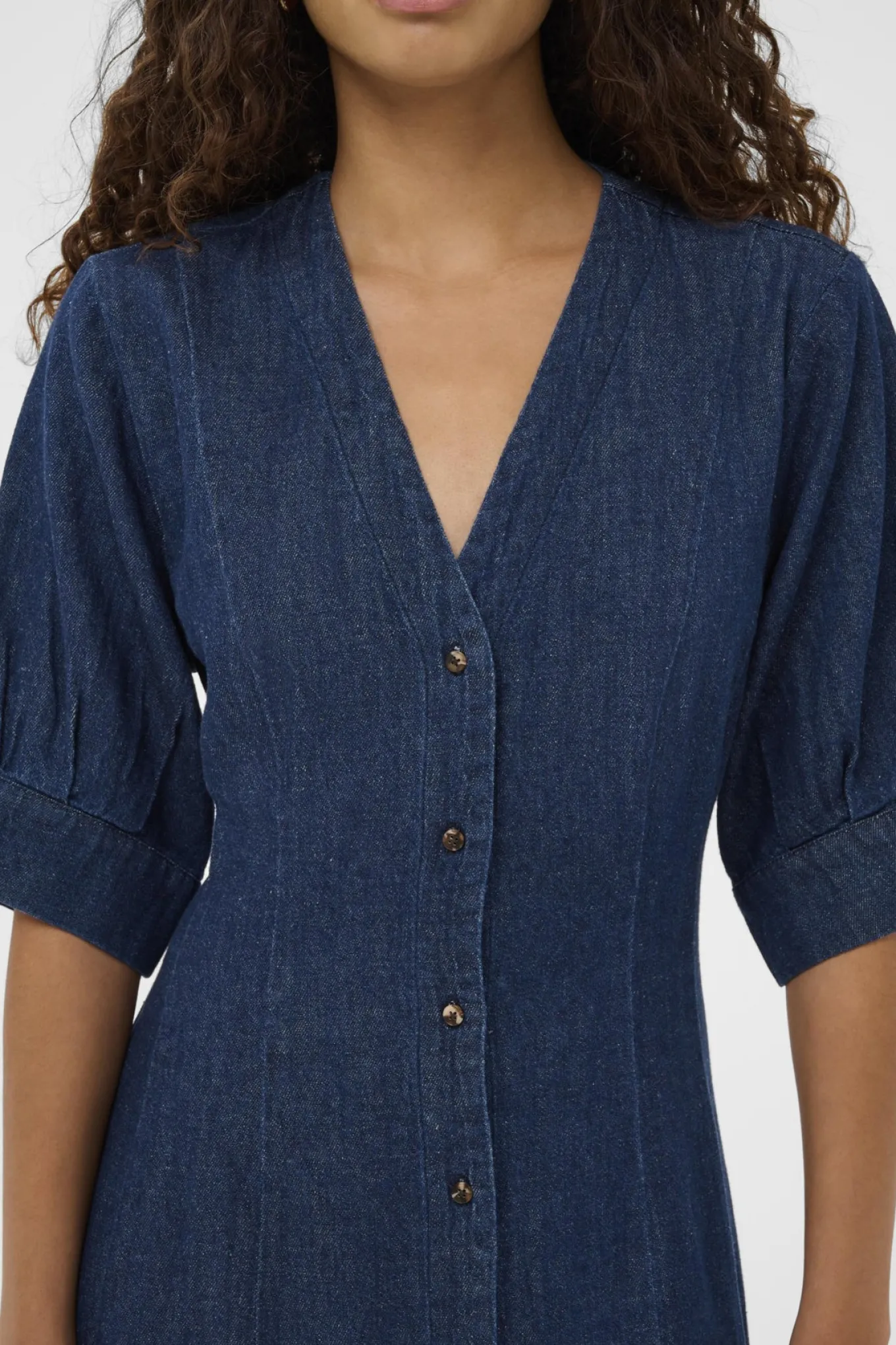 SLChaman Daria Dress Dark Blue Denim 301728 30408962
