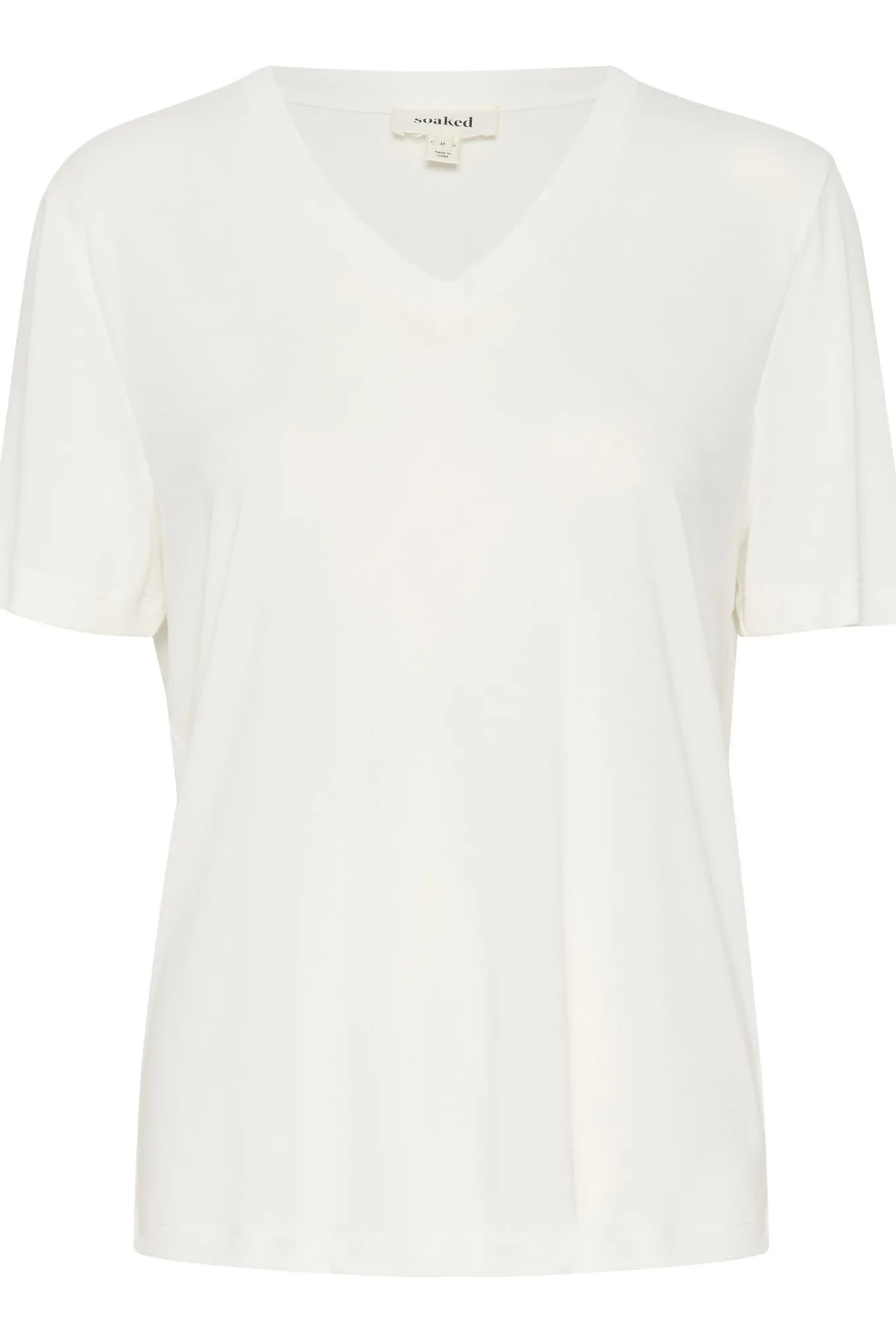 SLColumbine Loose Fit VNeck S Broken White 30406588