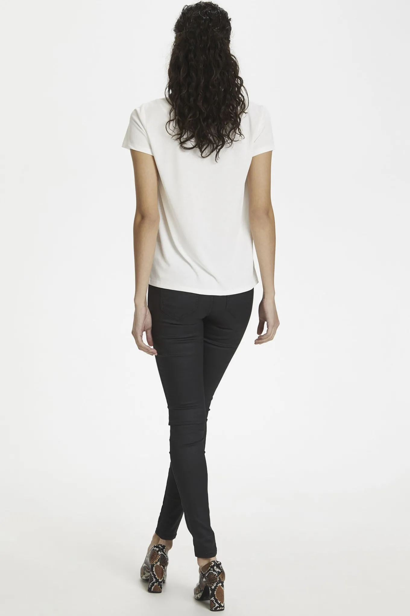 SLColumbine Vneck SS Broken White 30404284