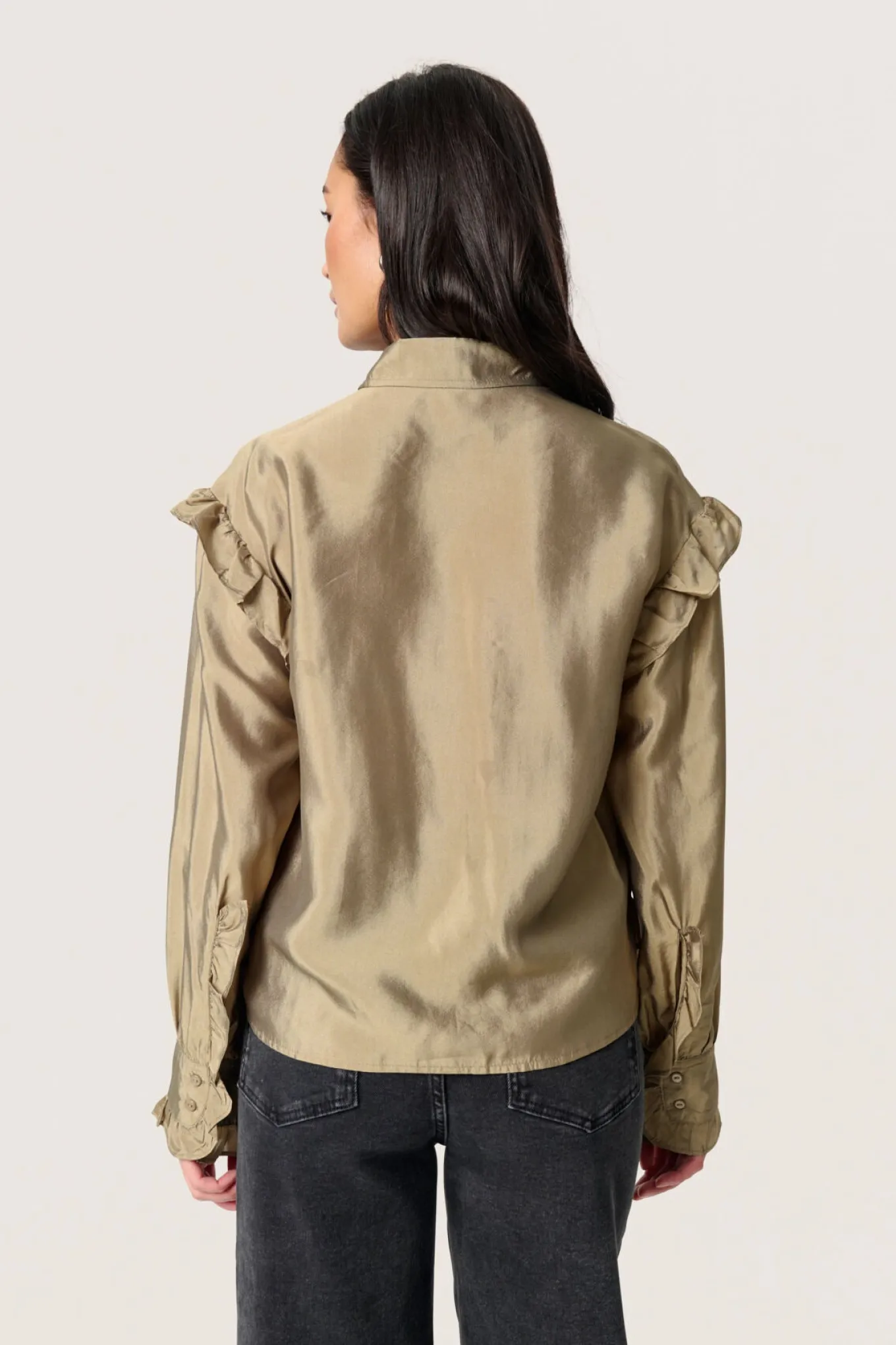 SLKarolina Shirt LS Covert Green 30407948