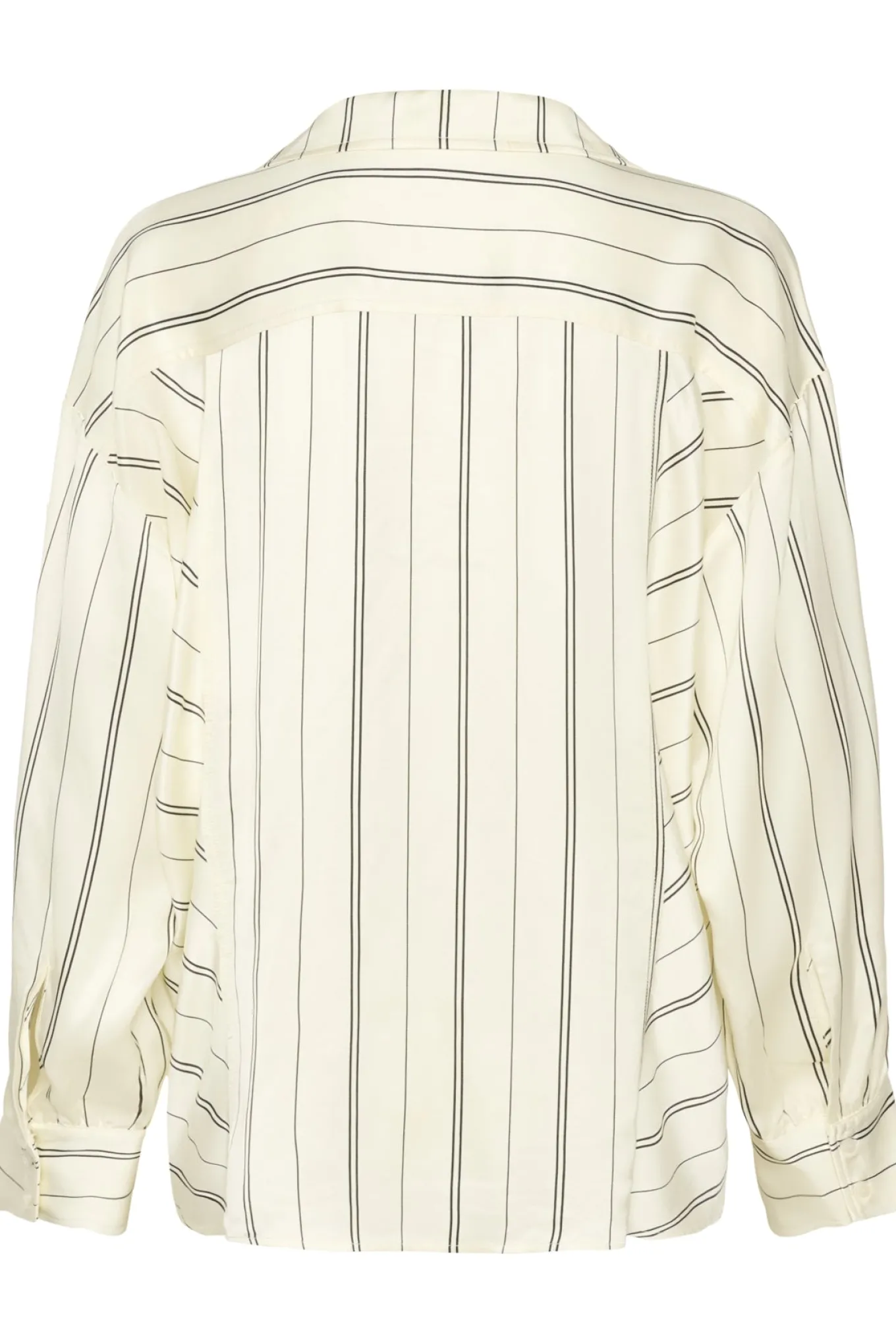 SLMarcela Printed Shirt White W Black Stripes 304534 30408904