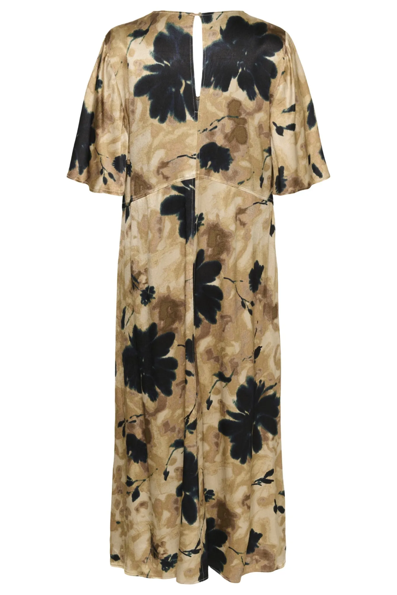 SLRiyan Dress Timberwolf Watercolor Print 30408963