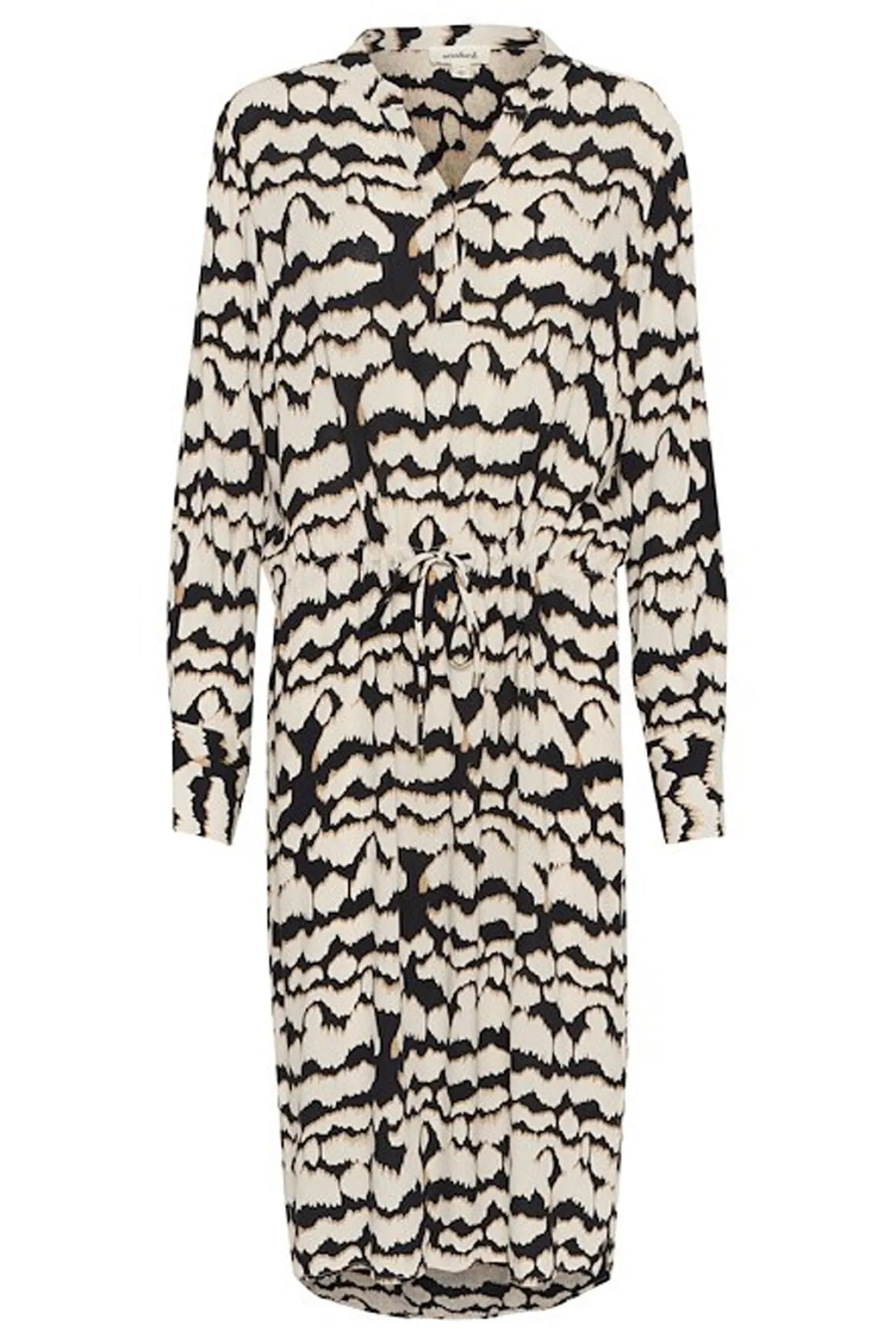 SLZaya Dress LS Whitecap Gray Zig Zag 30405040