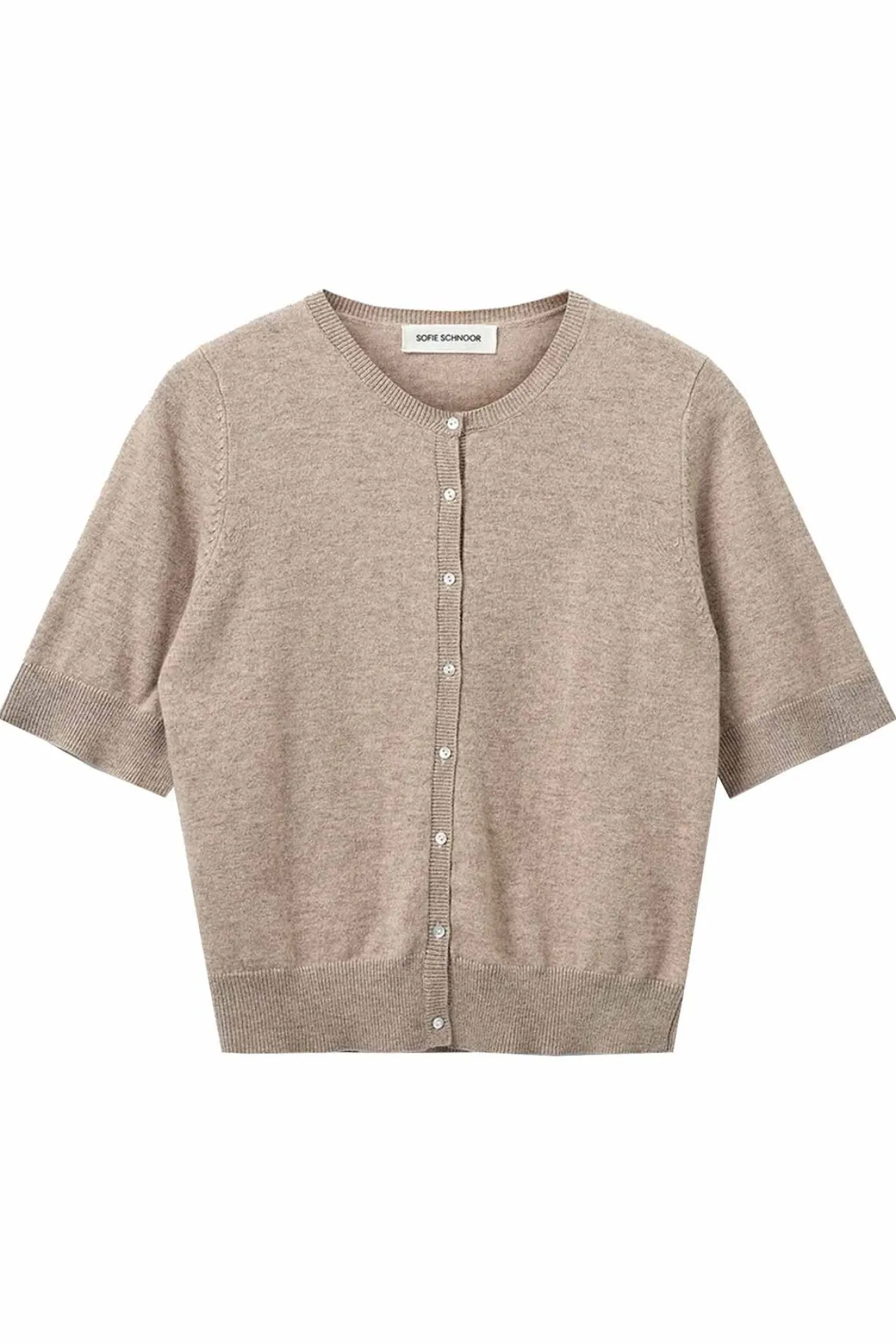 SUNASW CARDIGAN 7071 Brown melange SNOS544