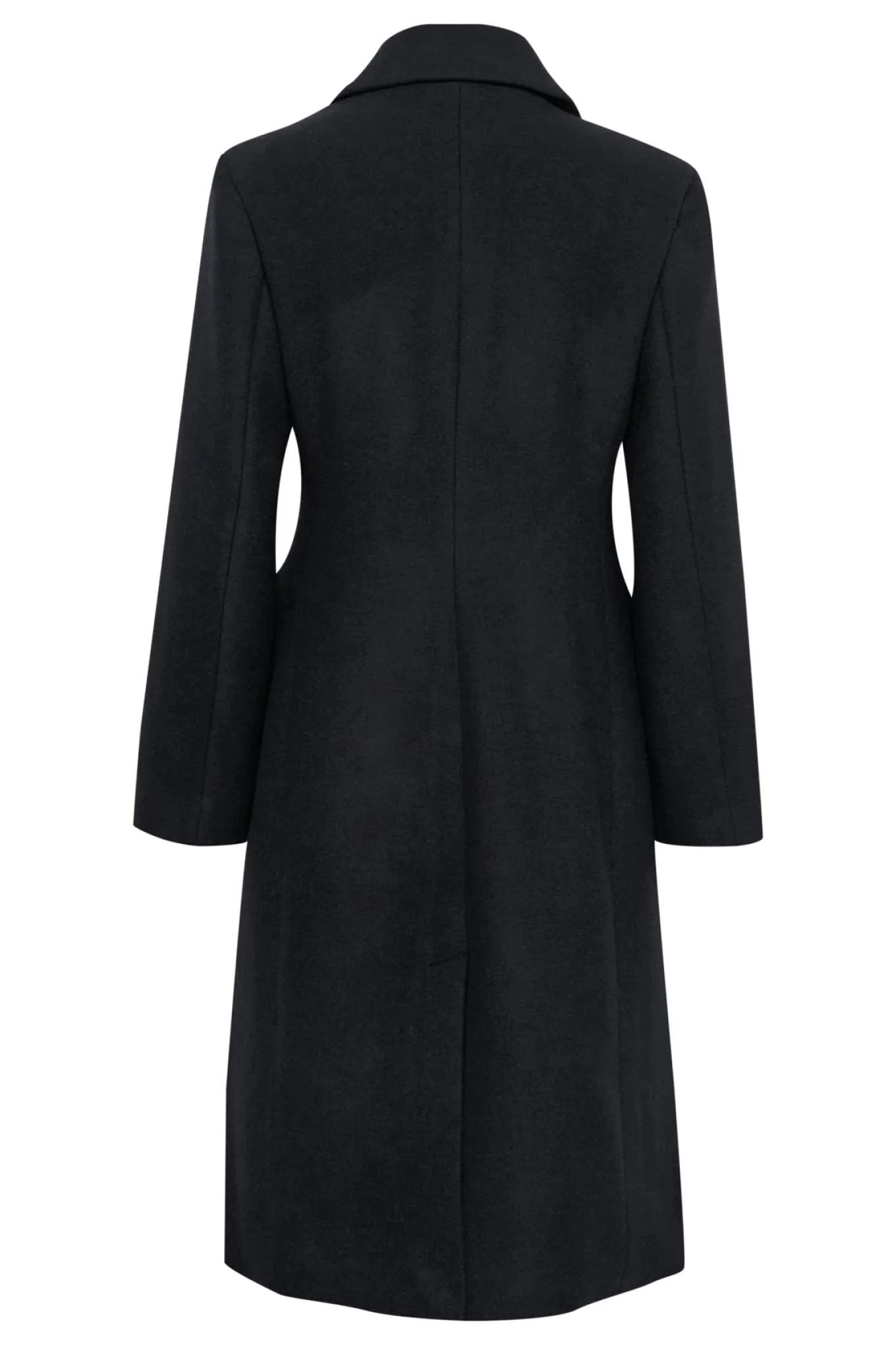 ThoraIW Lapel Coat R Marine Blue 30110808