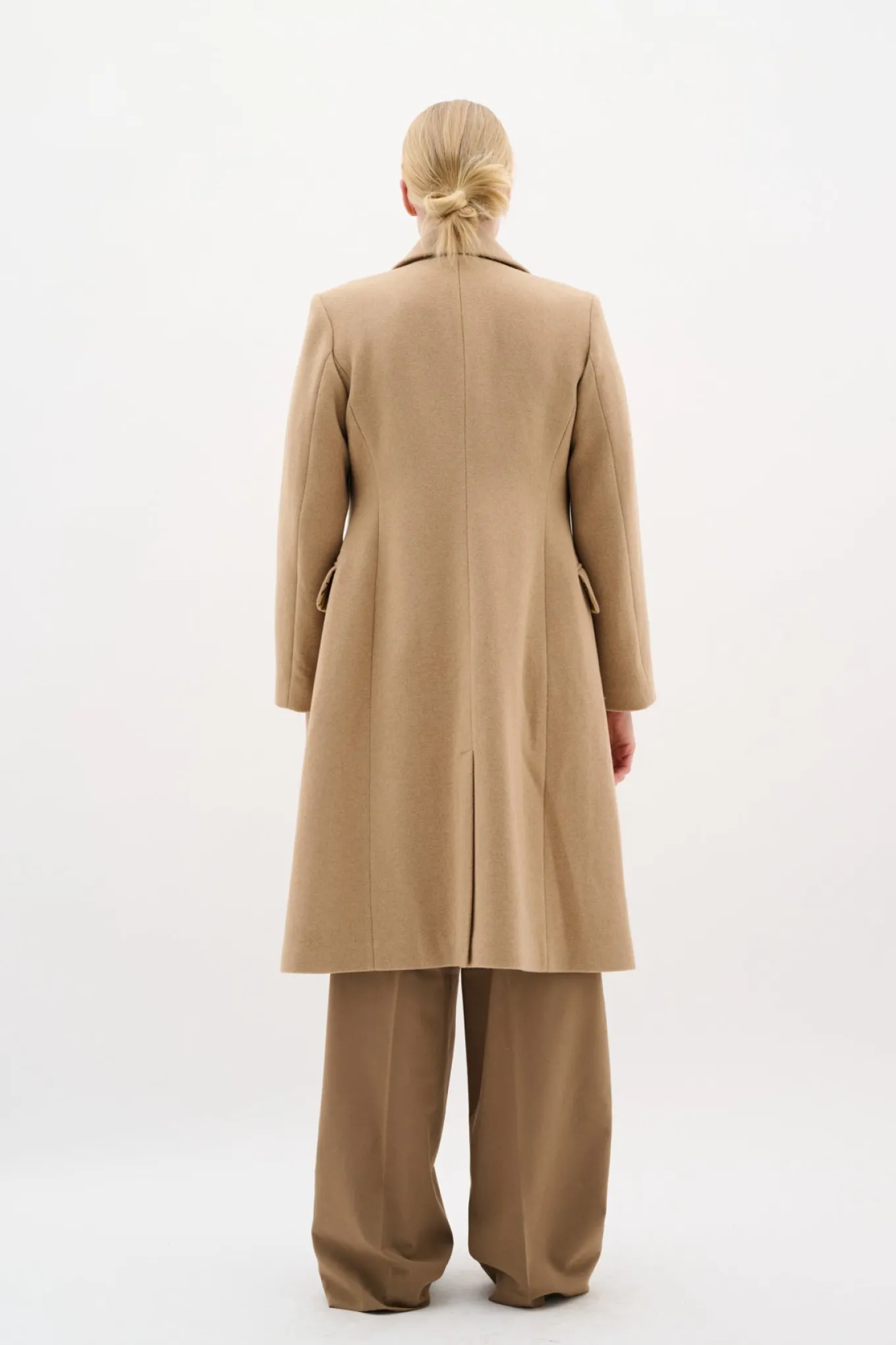 ThoraIW Lapel Coat R Tobacco Brown 30110808