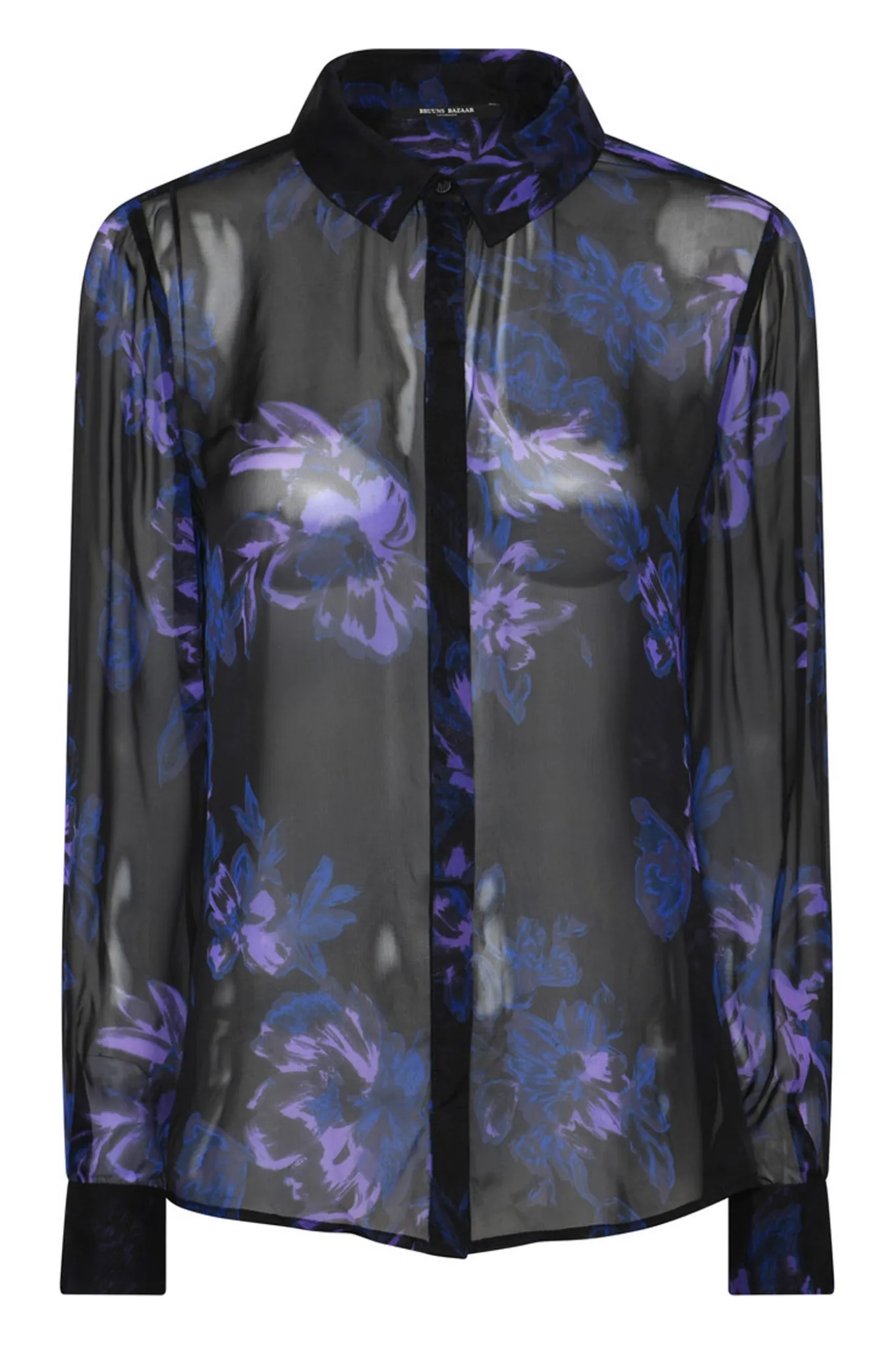 TrilobaBBCori Shirt Purple Flower BBW4759