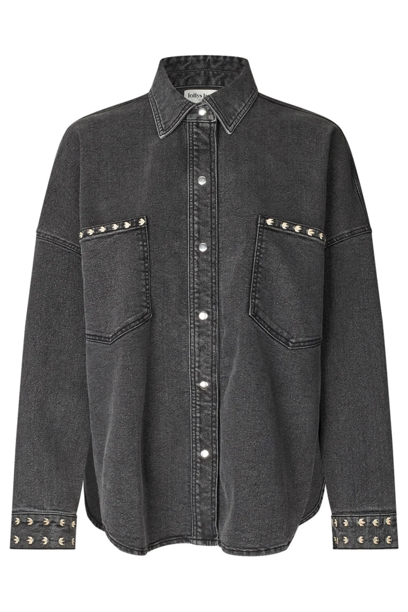 VeidaLL shirt LS 18 Washed Black 254541038