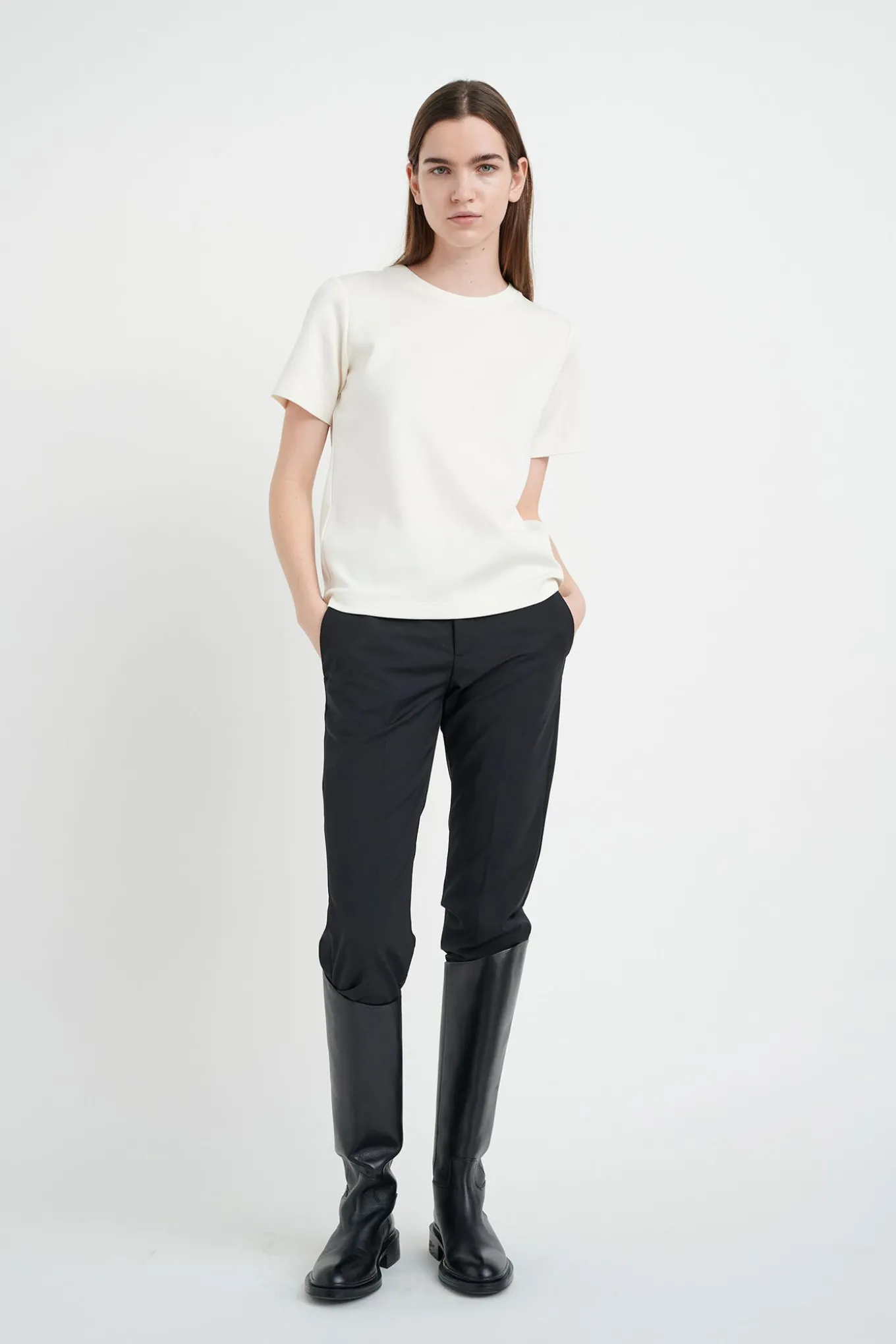 VincentIW Karmen TShirt Whisper White 30106201