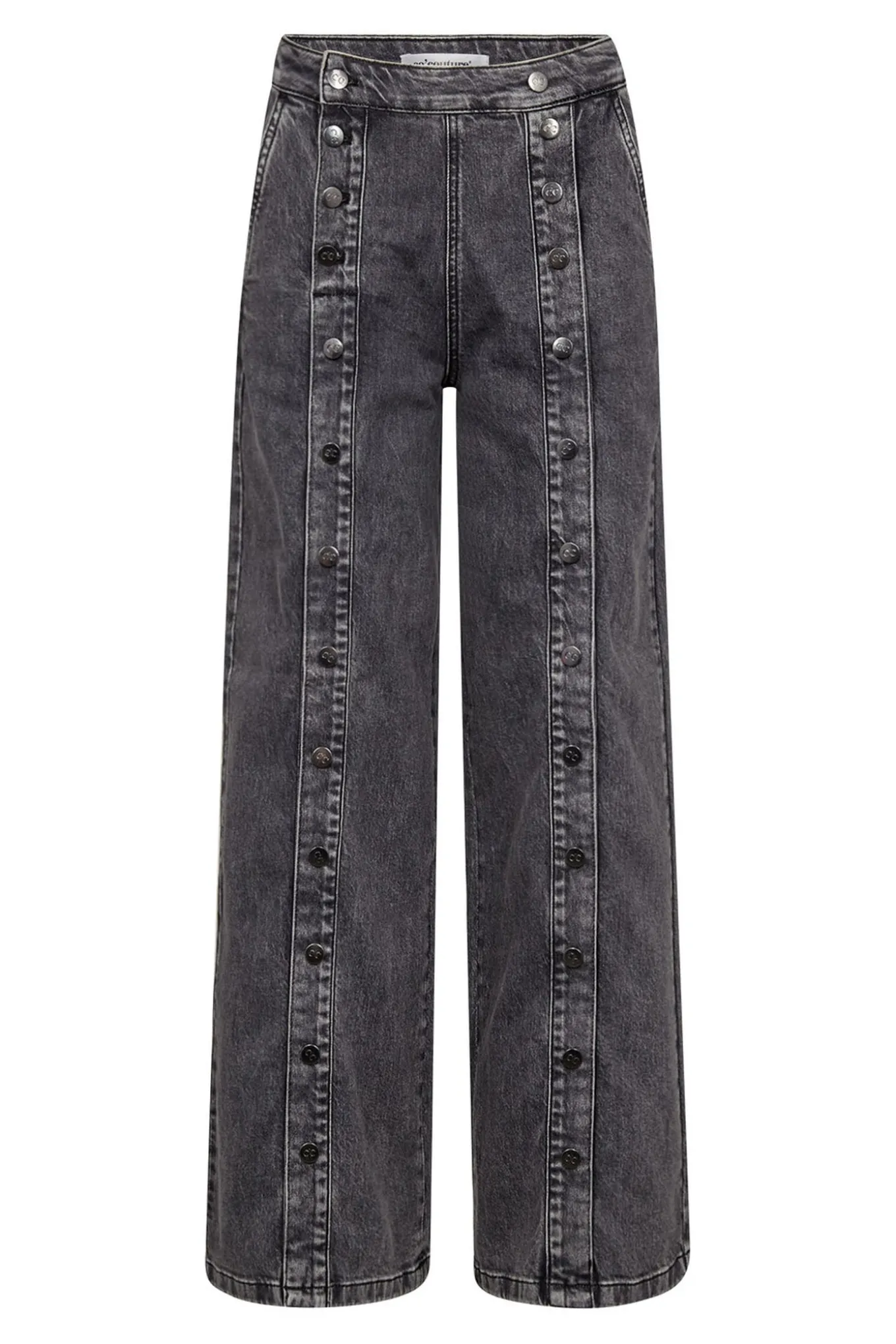 WillaCC Button Jeans 96Black 41005