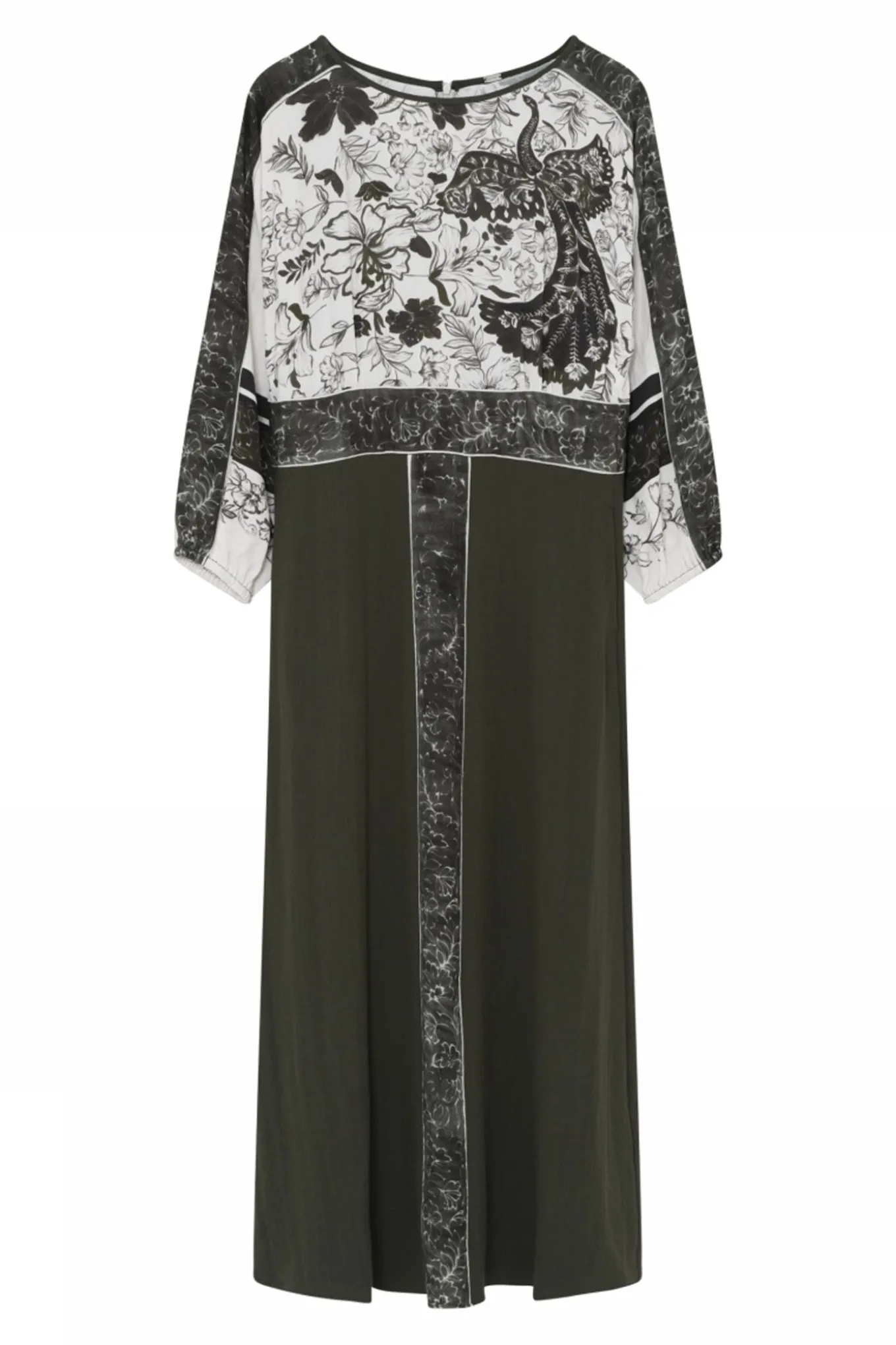 Wita, long dress 81010OffW/Olive 60501/7618