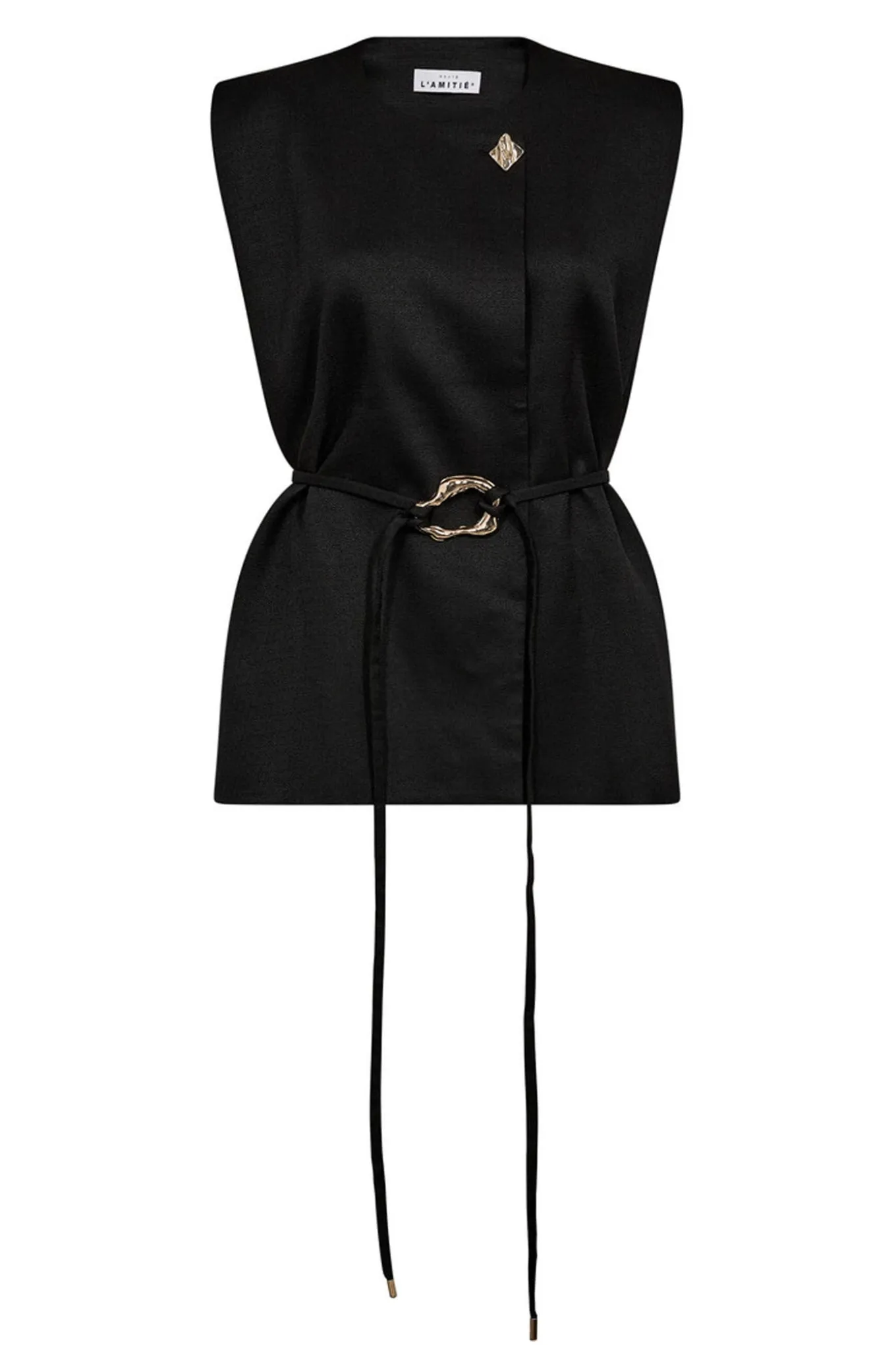 X Buckle Vest Black HL10458