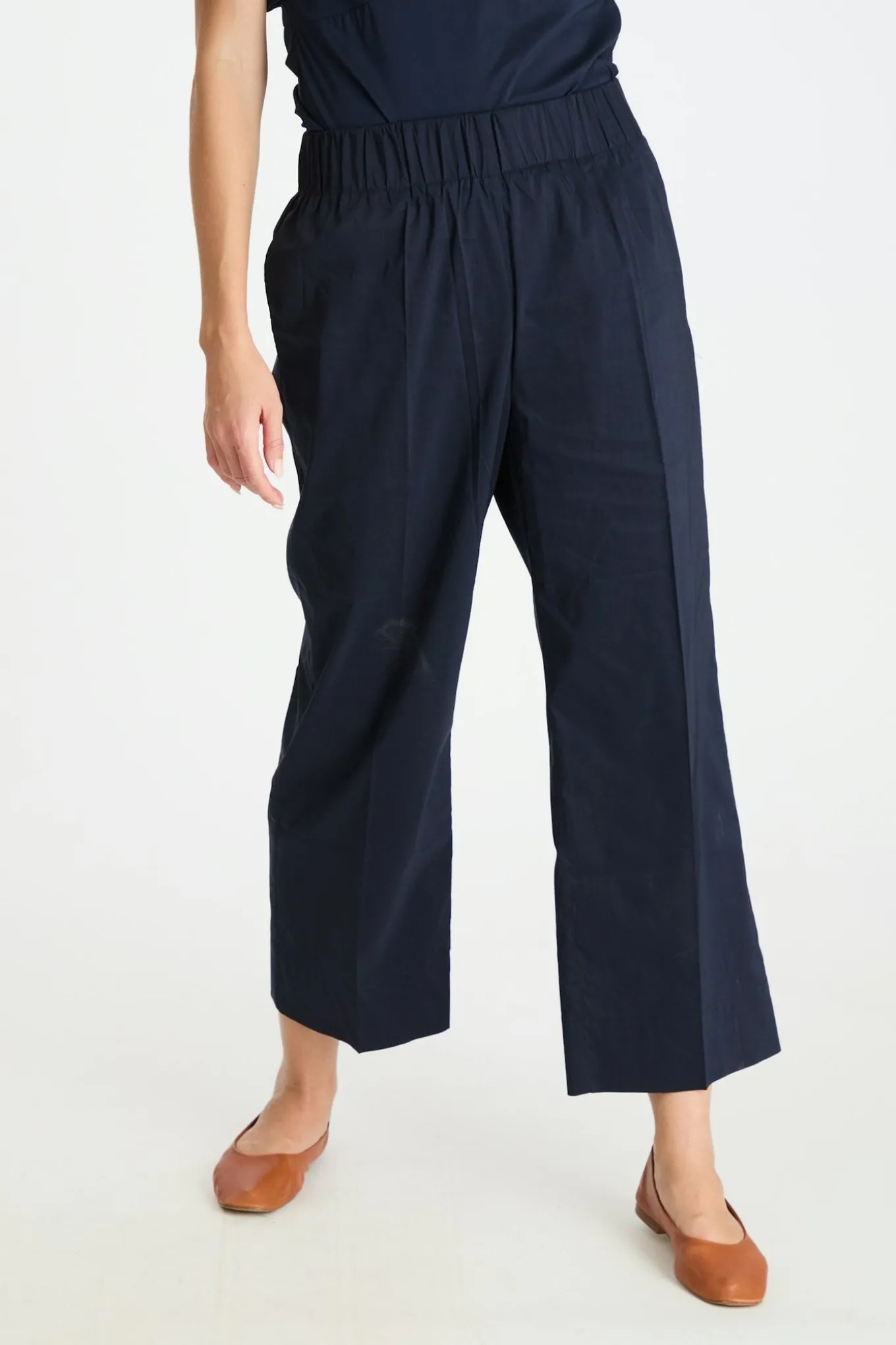 Yana Poplin Navy 157270